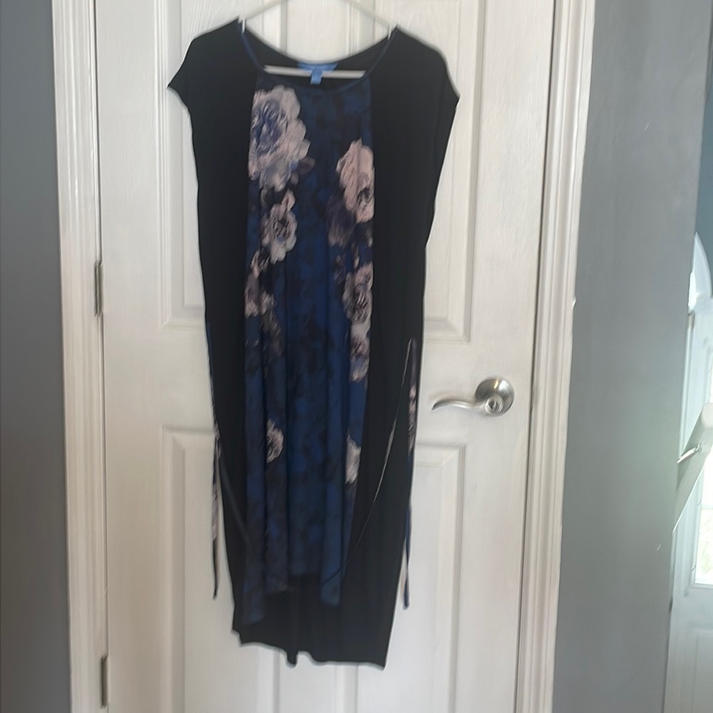 Simply Vera Vera Wang Blue and Black dress